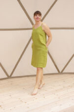 linen-knee-length-dress