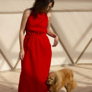 linen-ankle-length-dress