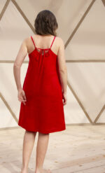 linen-knee-length-dress