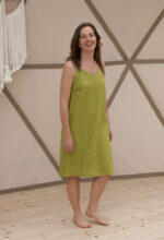 linen-knee-length-dress