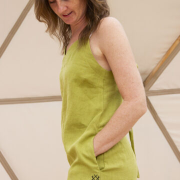 linen-knee-length-dress