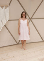 linen-knee-length-dress