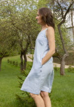linen-knee-length-dress