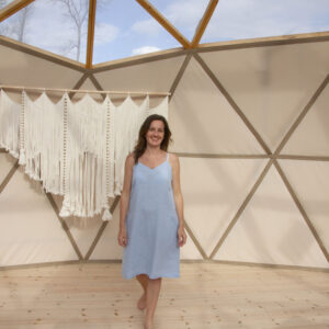 linen-knee-length-dress